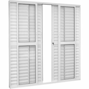 Imagem do produto PORTA DE CORRER BALCAO VENEZIANA 6 FOLHAS - 2 FOLHAS FIXAS